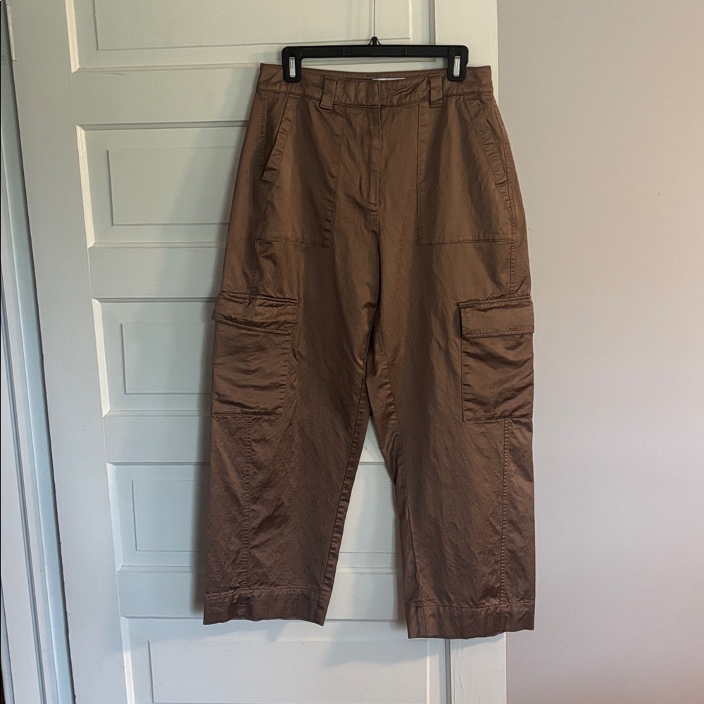 Old Navy Extra High Rise Cargo Satin Pants
